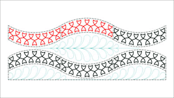 Urban Pods, a patchwork pattern from Sew Kind of Wonderful - digitised longarm quilting design from www.houseofcreations.biz