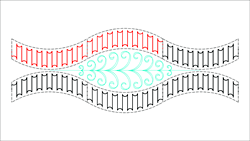 Urban Pods, a patchwork pattern from Sew Kind of Wonderful - digitised longarm quilting design from www.houseofcreations.biz