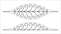 Urban Pods, a patchwork pattern from Sew Kind of Wonderful - digitised longarm quilting design from www.houseofcreations.biz