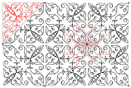 Rapid Fire Hunter's Star Quilting pattern - Chesterfield, digitised longarm quilting design from www.houseofcreations.biz