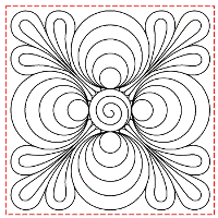 digitised longarm quilting design from www.houseofcreations.biz