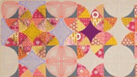 Sew Kind of Wonderful Candy Blossoms - digitised longarm quilting design from www.houseofcreations.biz