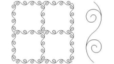 digitised longarm quilting design from www.houseofcreations.biz